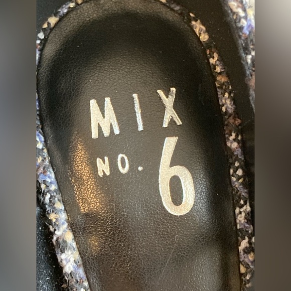 Mix No. 6 Tweed Multi-Color Platform Shoes - Picture 3 of 11
